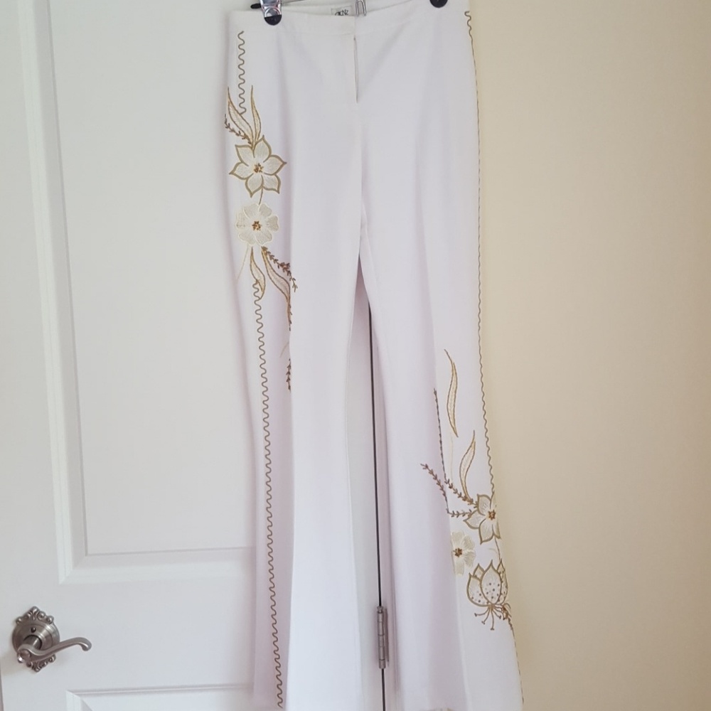 Cache embellished pants
